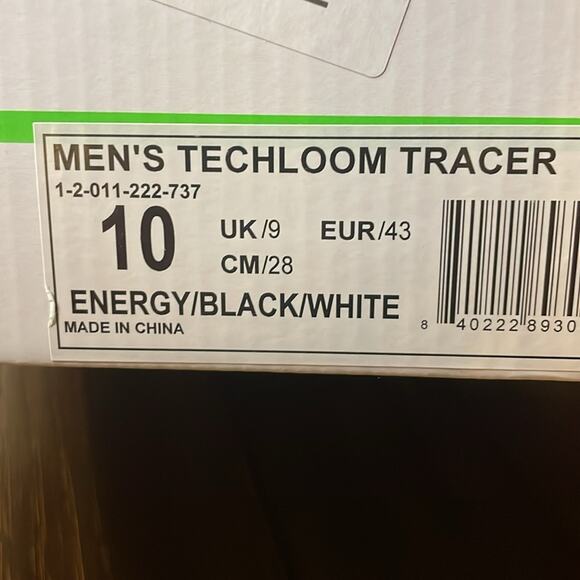 NIB APL Men’s Techloom athletic shoe size 10 neon yellow - Picture 4 of 8